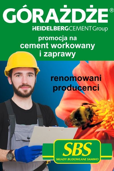 Składy Budowlane SAMWO sp. z o.o. :: GÓRAŻDŻE - Weź udział w naszym programie JESIEŃ 2023 i zamawiaj zestawy cementu workowanego i zapraw - do 13.10.2023